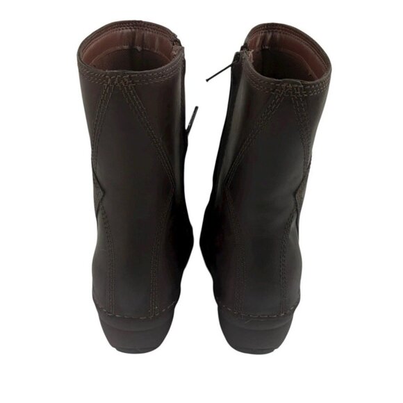 *Merrell Emma Boots Womens 6 Brown Brunette Leather Comfort Mid Calf Zip Winter - Picture 6 of 13